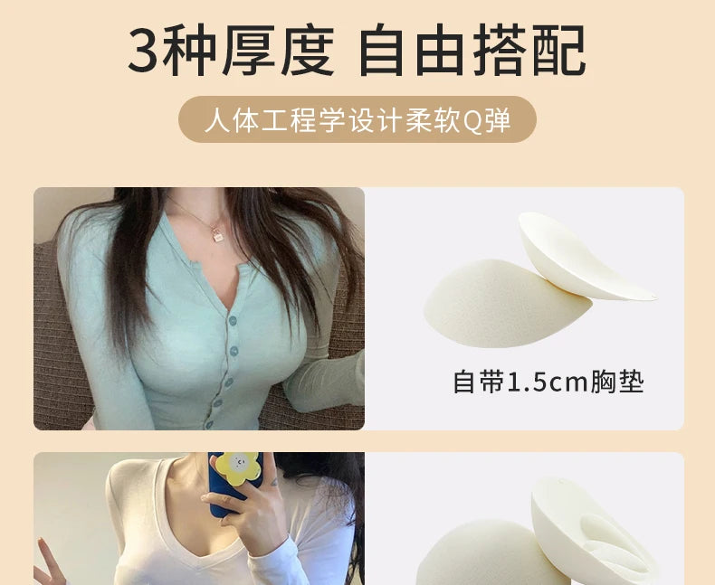 MOYISU Backless Halter Bra with Pads Cross Straps for Small Boobs, Volumizing Push Up Bralette, Strapless Plunge Dress Underwear