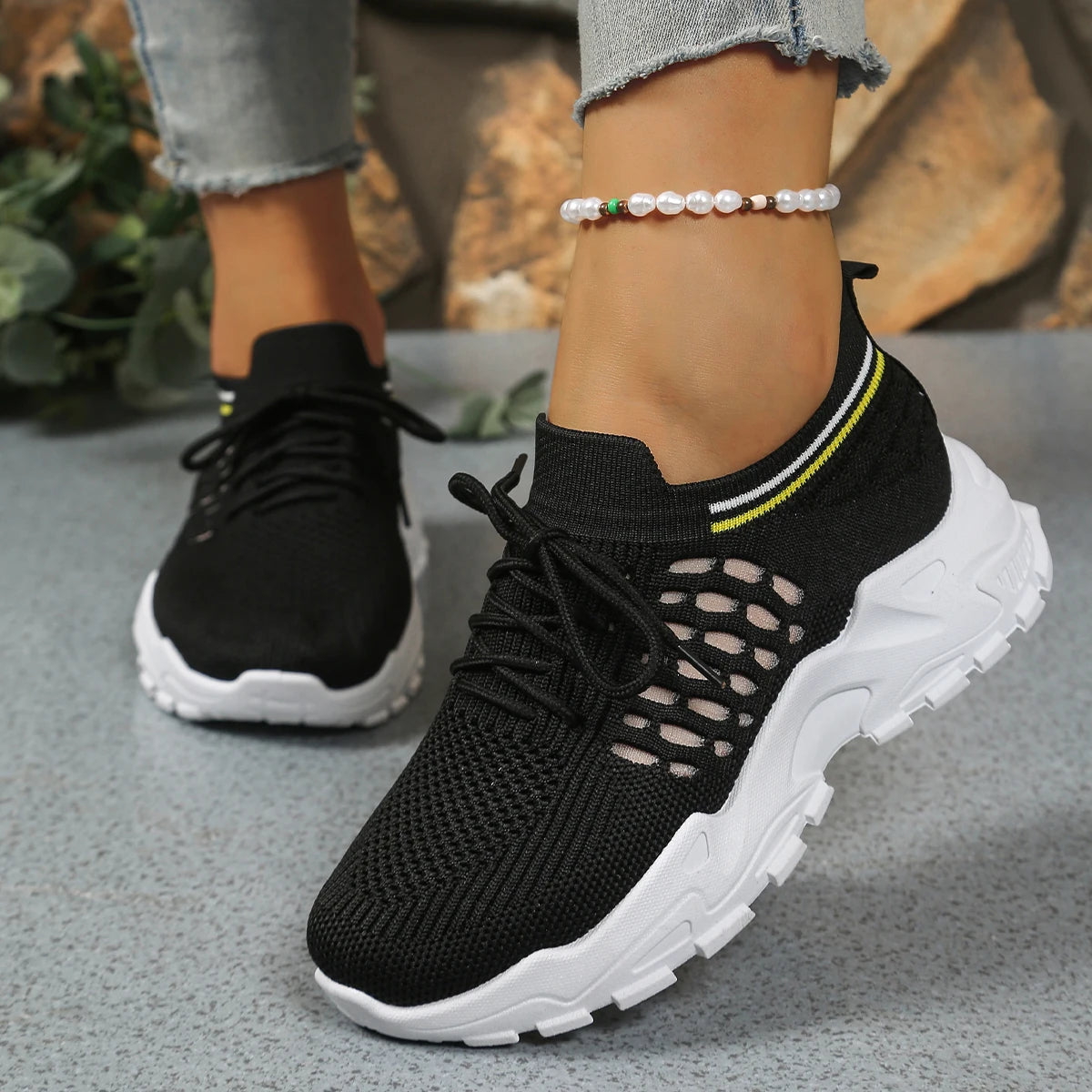 Woman shoes Leopard print sneakers lightweight and breathable women's casual sneakers sale shoes with free shipping