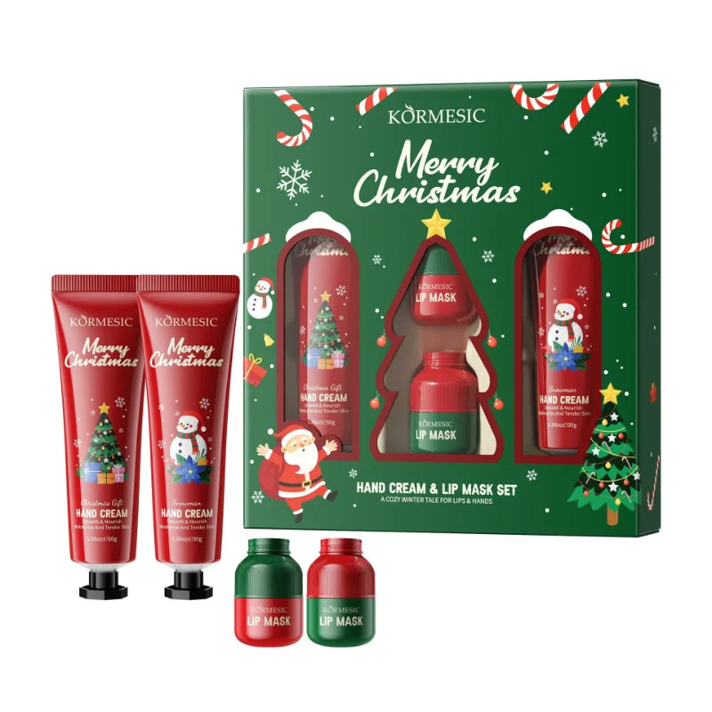 Vitamin E Avocado Moisturizing Hand Cream Christmas Hand Cream Sachet Set Hydrate Non‑greasy For Dry Skin Holiday Gift