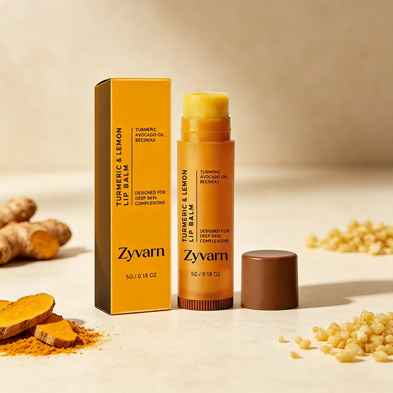 Turmeric Lemon Beeswax Lip Balm 5g Moisturize Lock In Moisture For Dryness Lips Gentle Repair Improve Dull Daily Lip Care