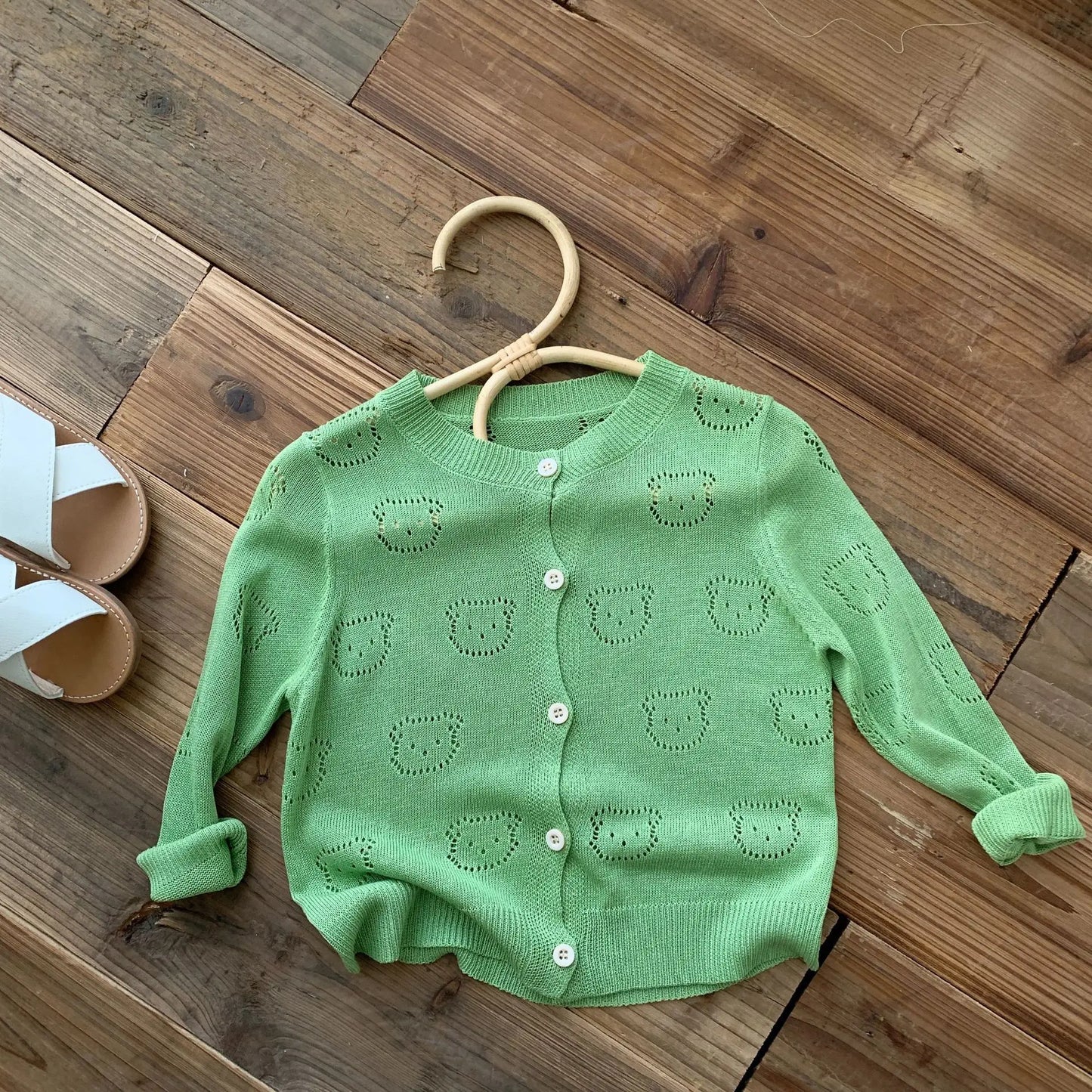 Fashion Baby Boys Girls Kids Summer Air-Conditioned Cardigan  0-6Y