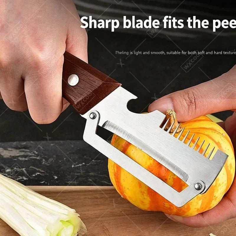 WXCOO Multi-Function Stainless Steel Kitchen Peeler