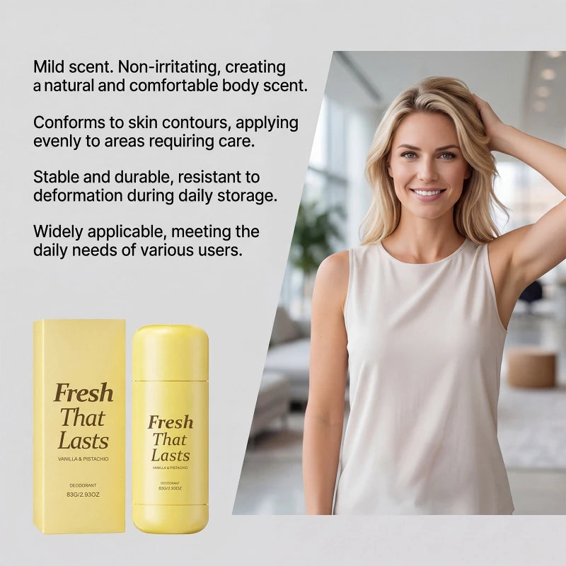 Vanilla Body Fragrance Balm 83g, Kojic Acid Niacinamide Body Moisturizing Refresh Long-lasting Portable Body Solid Fragrance