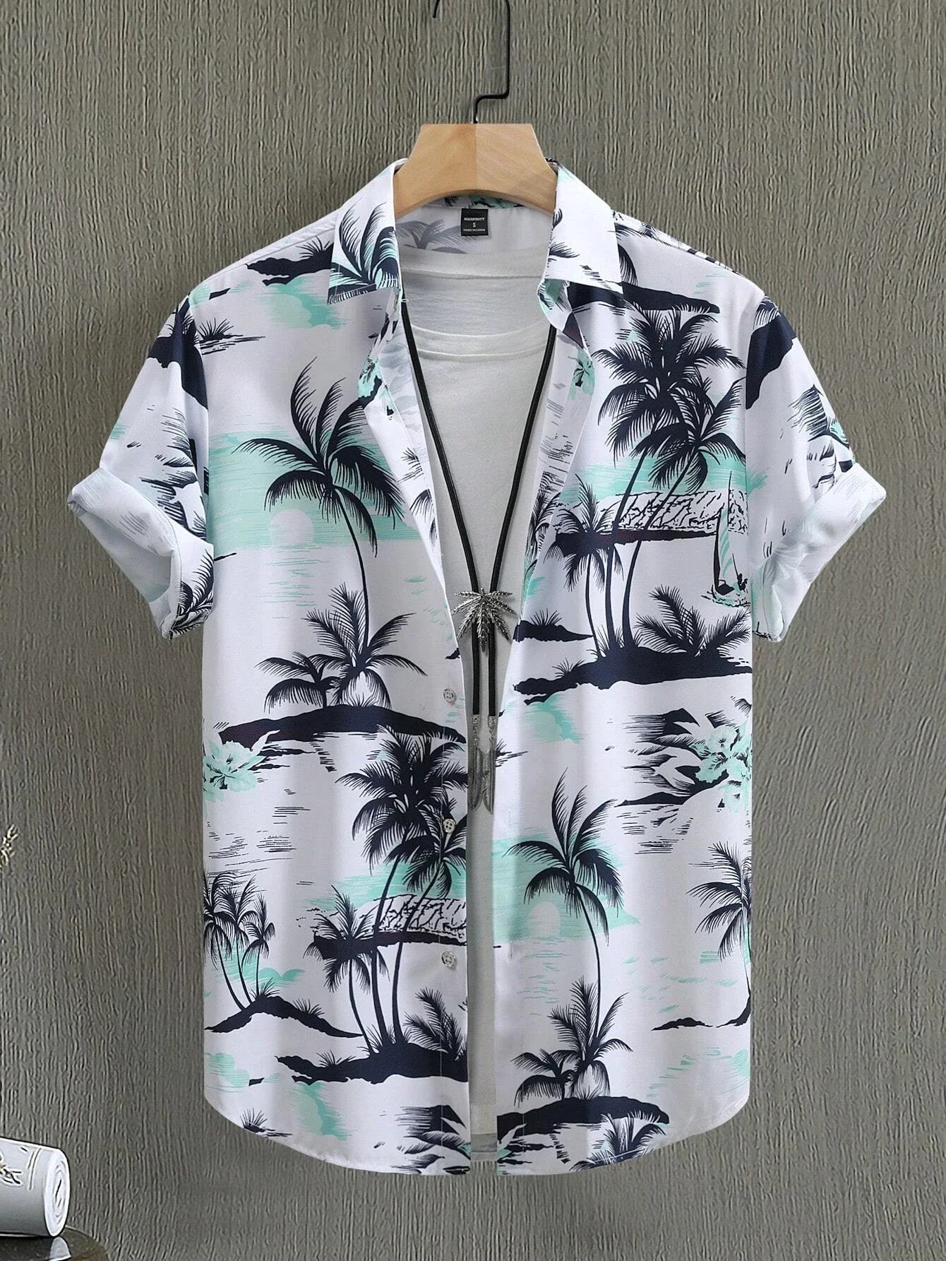 Men’s Printed Casual Shirt – Hawaiian Retro Oversized S–5XL
