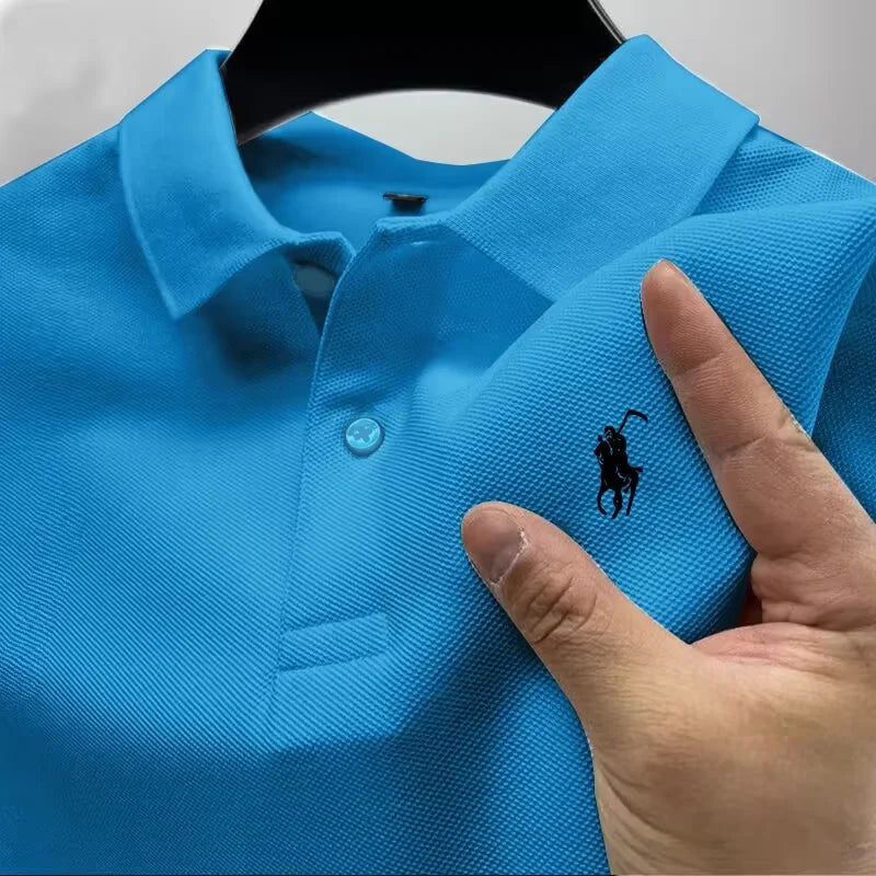 2026 Men’s Luxury Summer Polo T-Shirt – Casual Business Style