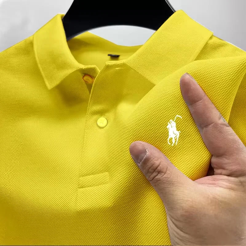 2026 Men’s Luxury Summer Polo T-Shirt – Casual Business Style