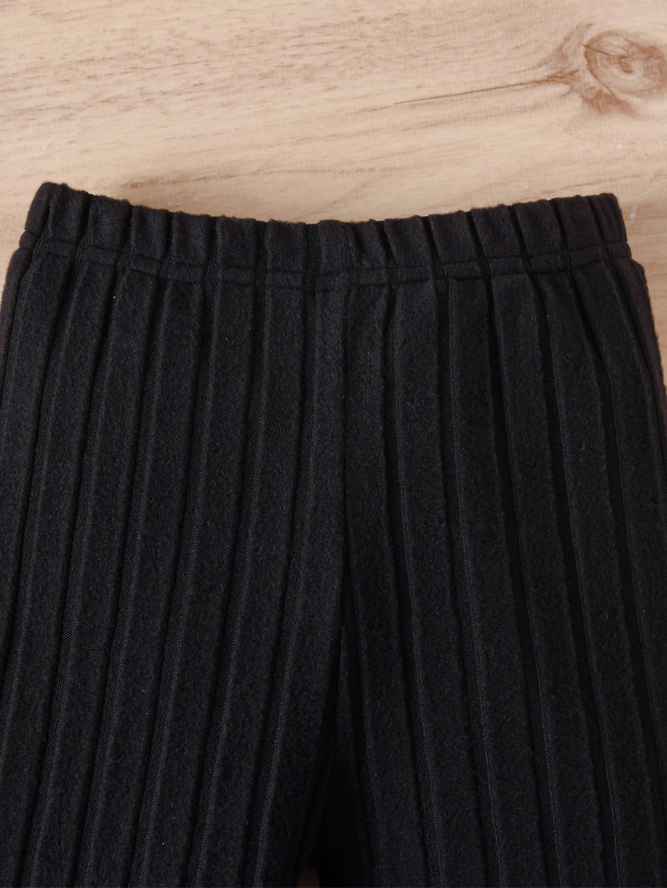 Girls' Long-Sleeved Suit, Children'S Round-Neck Bow Top And Long Pants Are Suitable For Spring And Autumn Outdoor Activities