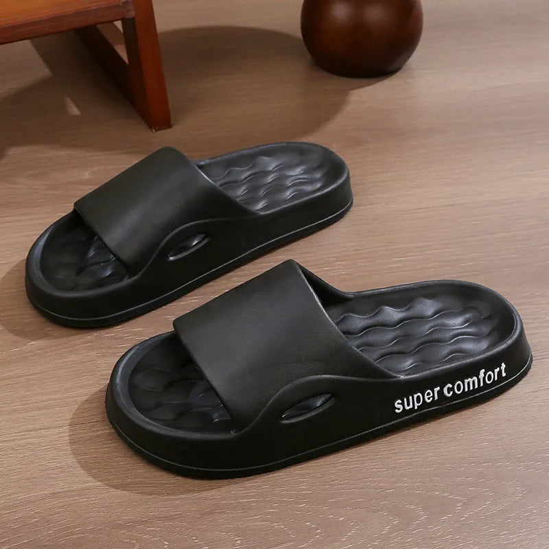 Men’s Indoor EVA Platform Slides – Summer Comfort Slippers