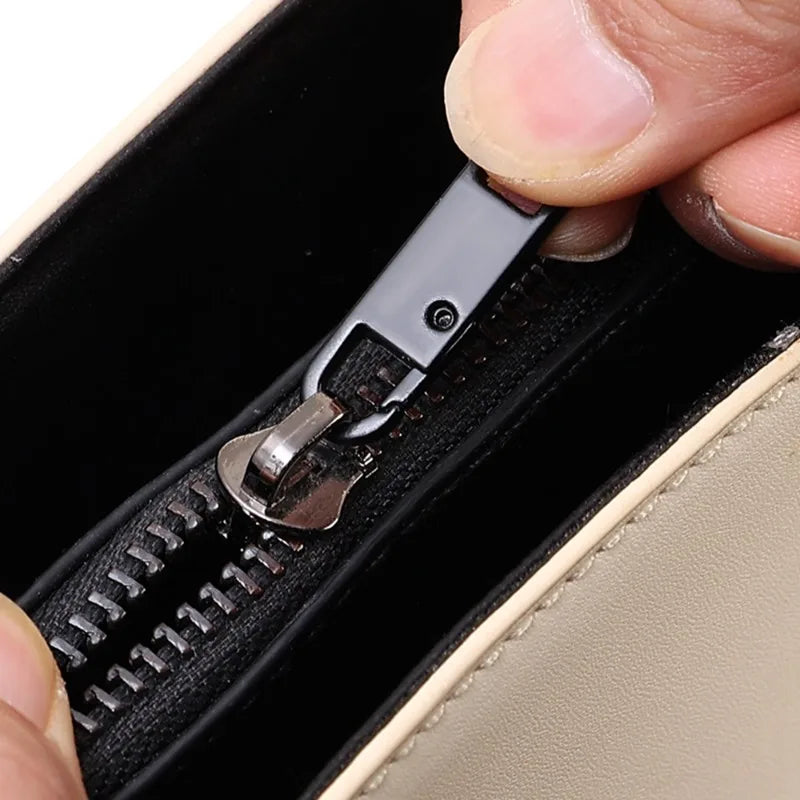 10/1PCS Universal Metal Zipper Pull Replacement Instant Repair Kit Detachable Luggage Purses Clothing Zipper Slider Puller Tools