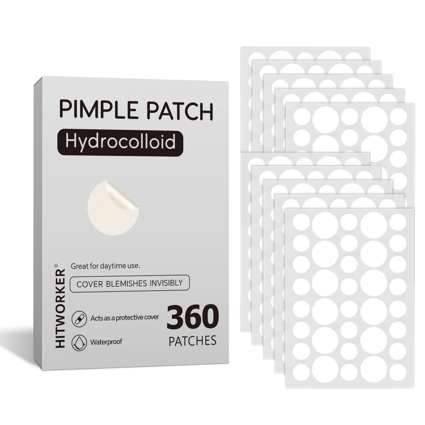 360PCS Invisible Acne Patches – Spot Treatment Stickers
