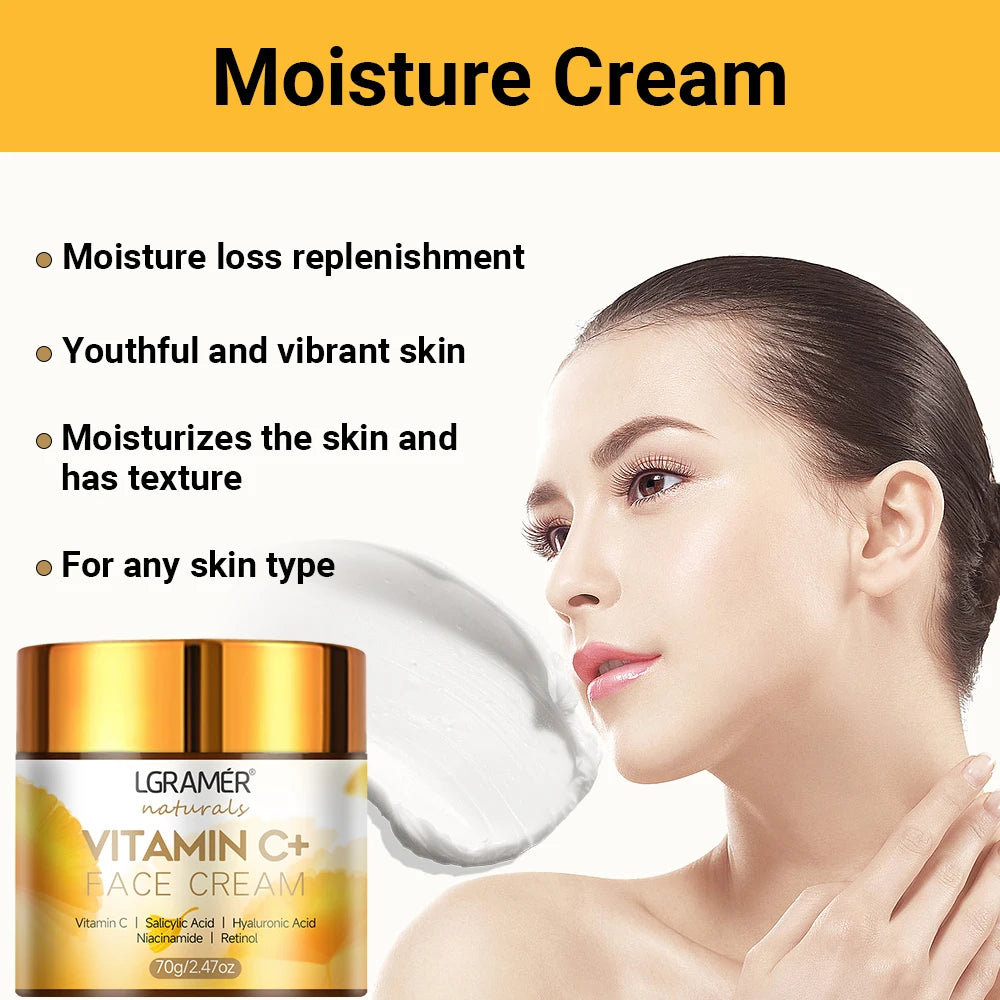 Vitamin C & Retinol Face Cream – Brightening & Firming Skincare