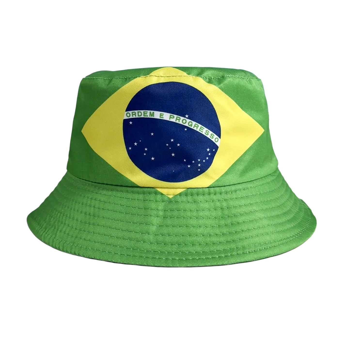 Reversible National Flag Print Bucket Hat - قبعة باكيت قابلة للعكس بتصميم أعلام الدول