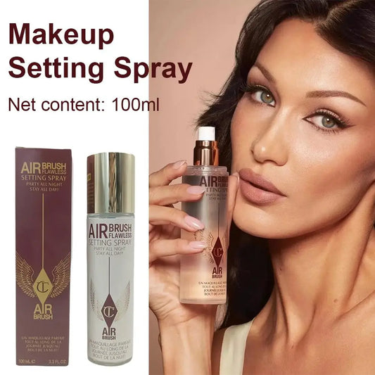 100ml flawless setting spray Moisturizing Hydrate Oil Control Long-lasting Waterproof Make Up Natural Matte Refreshing Cosmetics