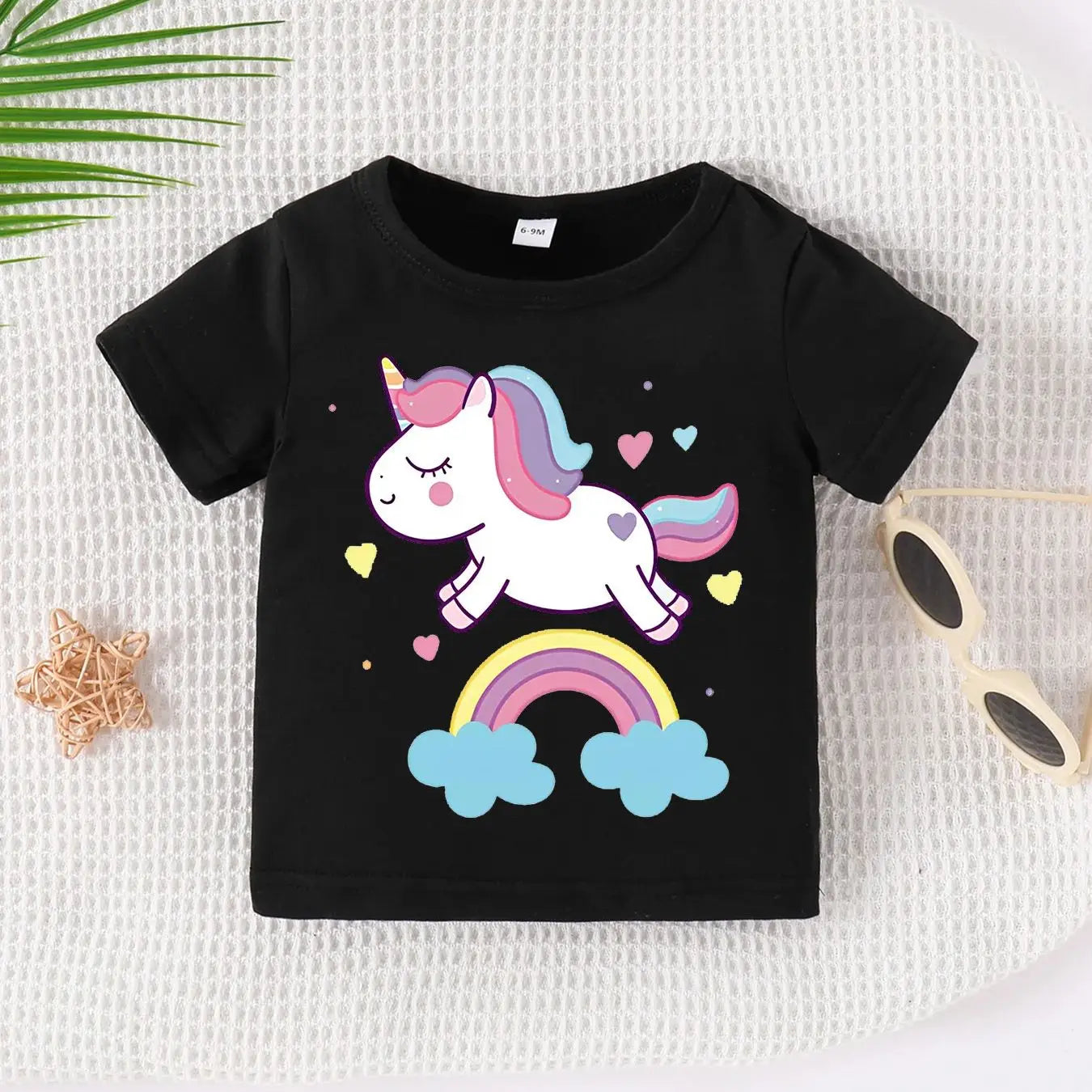 0-3-year-old Summer New Newborn Boys and Girls Baby Solid Color