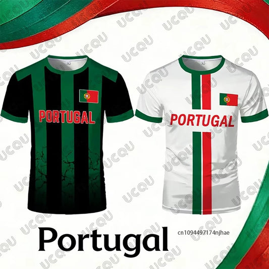 2026 Portugal Flag Print Football Jersey