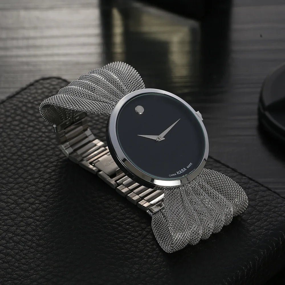 Brand New Luxury Gold Rhinestone Ladies Watch – Quartz Bracelet