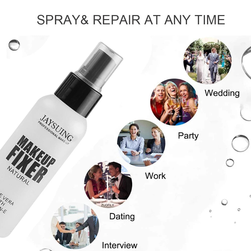 Makeup Setting Spray Moisturizing Lotion Hydrate Oil Control Long-lasting Make Up Natural Matte Refreshing Quick Fixer Cosmetics