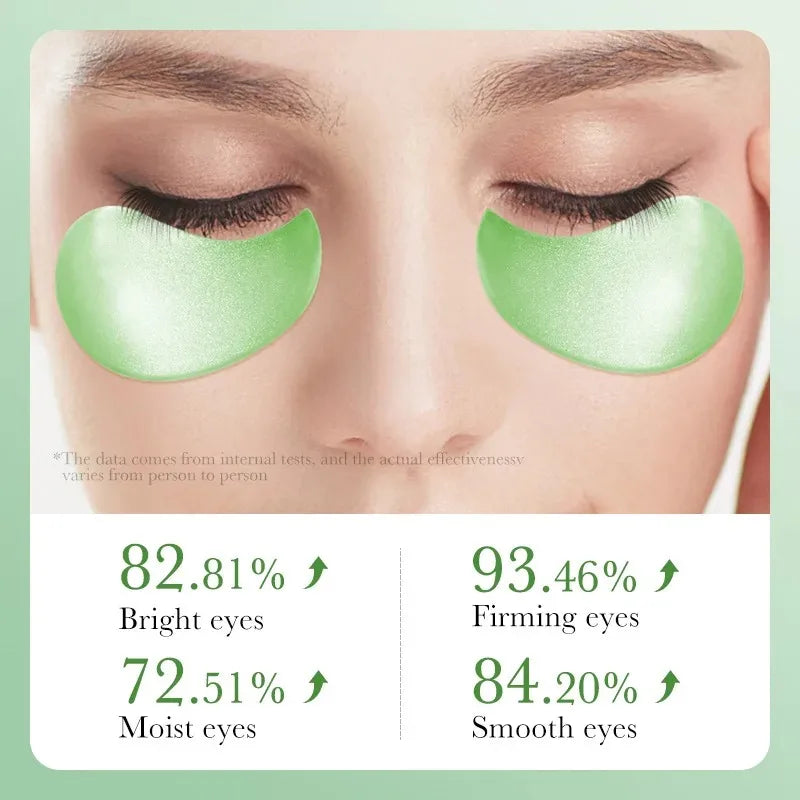 60pcs Aloe Vera Collagen Eye Mask Anti Dark Circles Eyes