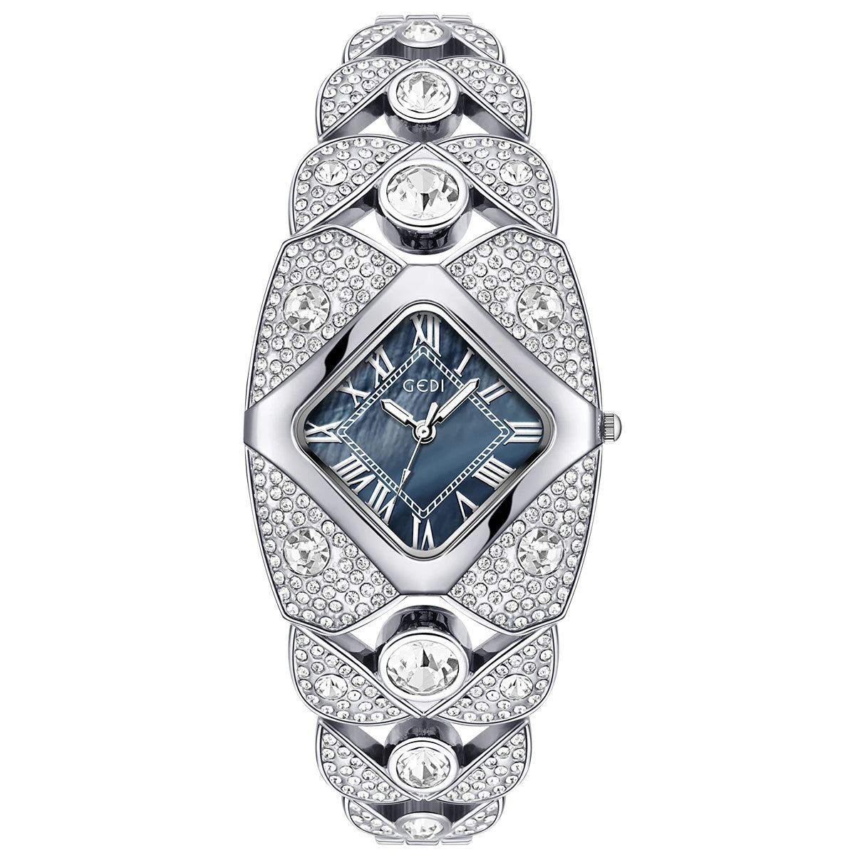 2026 New Light Luxury Diamond Bracelet Women’s Watch – Square Design