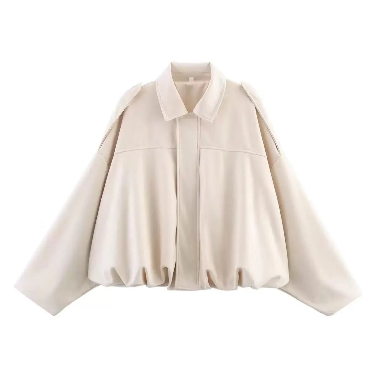 Vintage Suede Texture Bomber Jackets Women's Long Sleeve Loose Coats New Causal Autumn Winter Female Outerwear