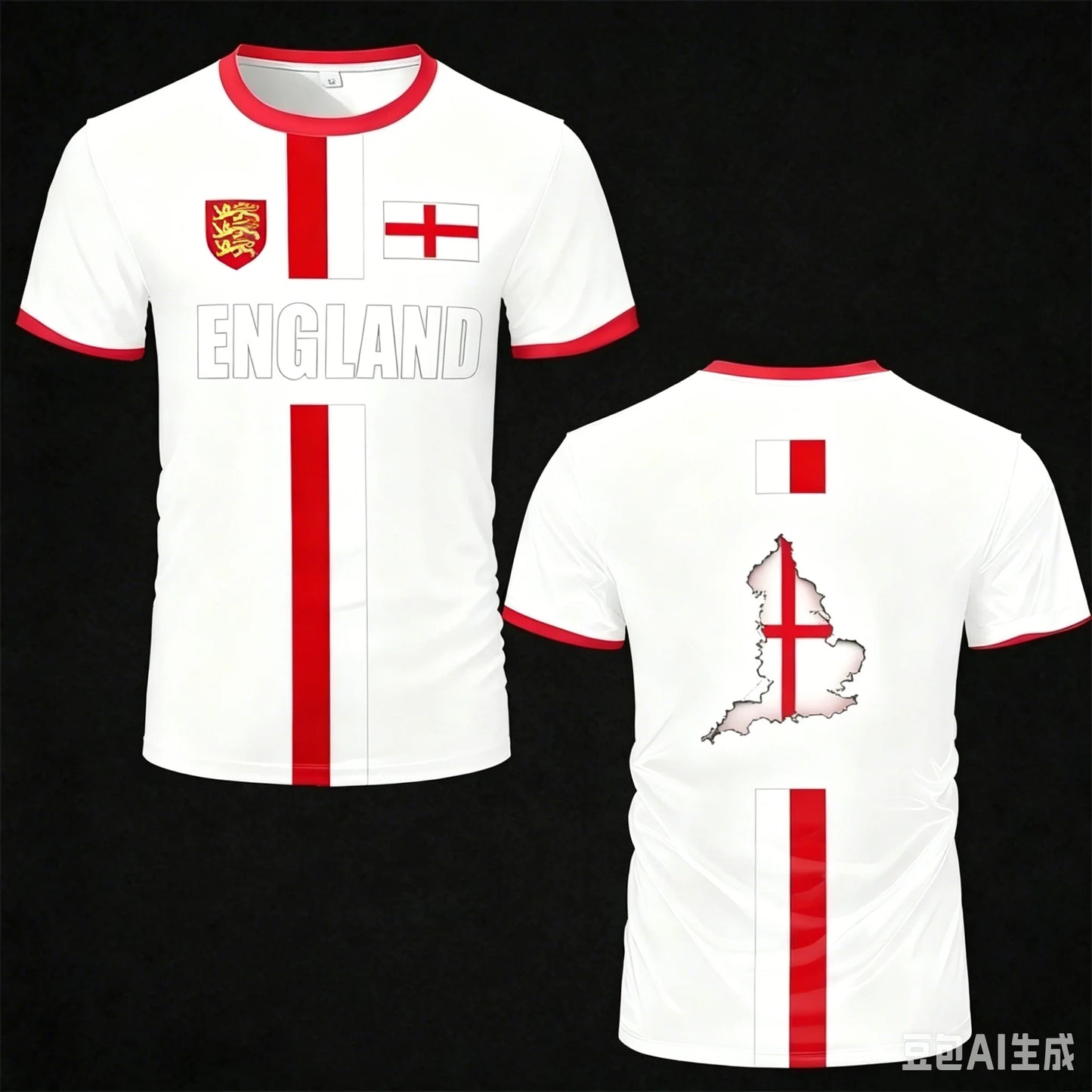 England Soccer Jersey Men s Sports T Shirt Family Style Casual for Adults Kids Sportswear for Sports Fitness Training