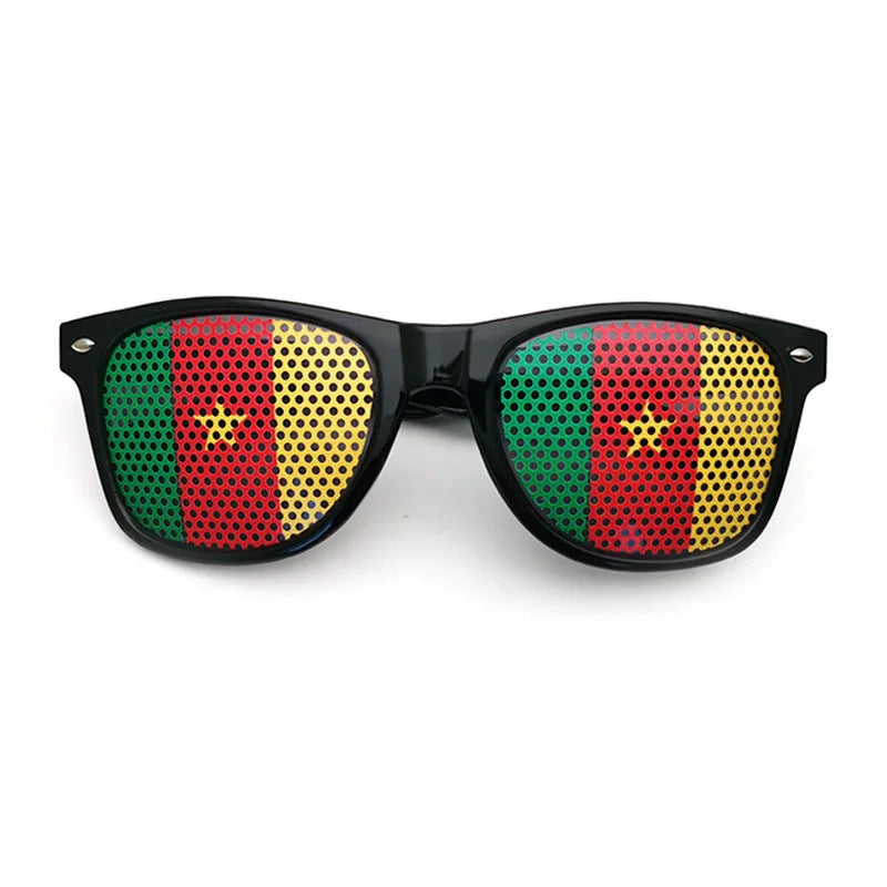 42 Countries Flag Fashion Sunglasses- نظارات شمسية بتصميم أعلام الدول