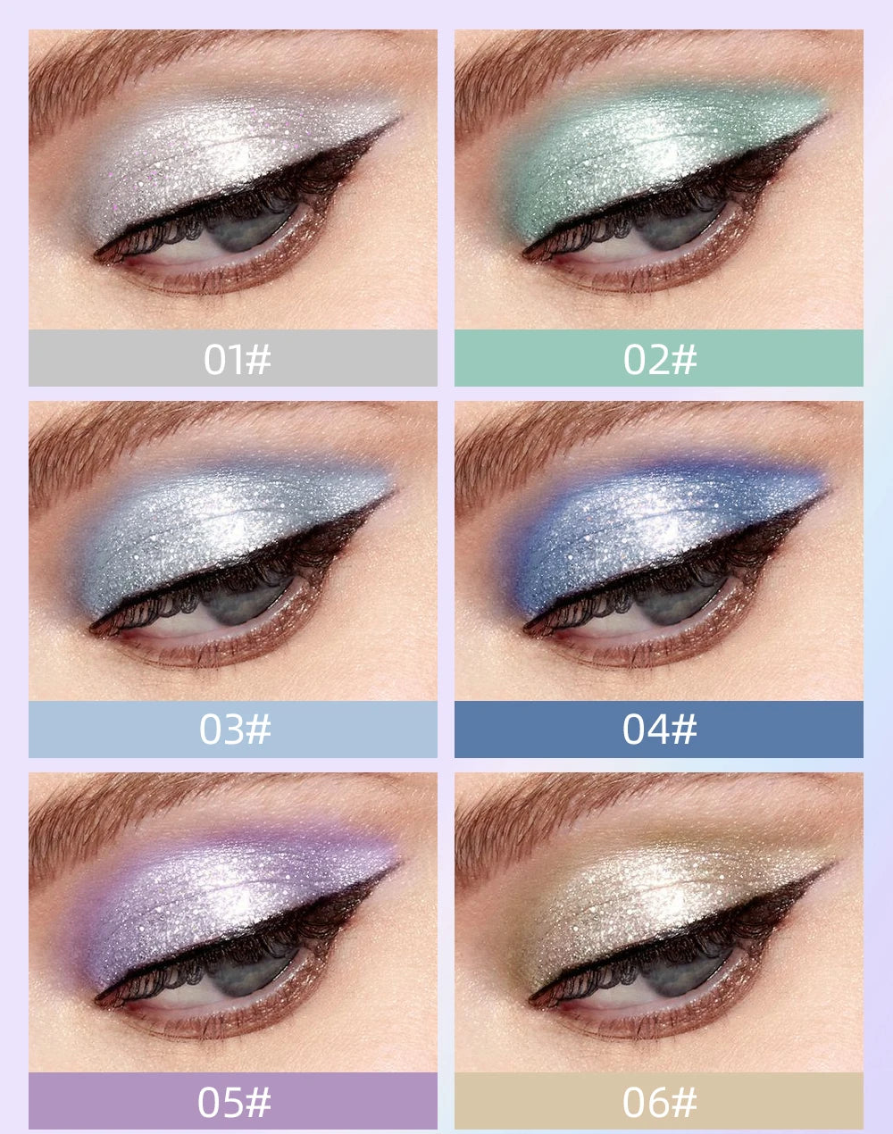 Diamond Shimmer Waterproof Liquid Glitter Eyeliner Eyeshadow Shiny Metallic Eyeliner Pen Eye Beauty Party Makeup Eye Shadow