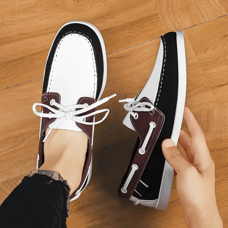 Men’s Doudou Casual Driving Shoes – Retro Large-Size Comfort Style