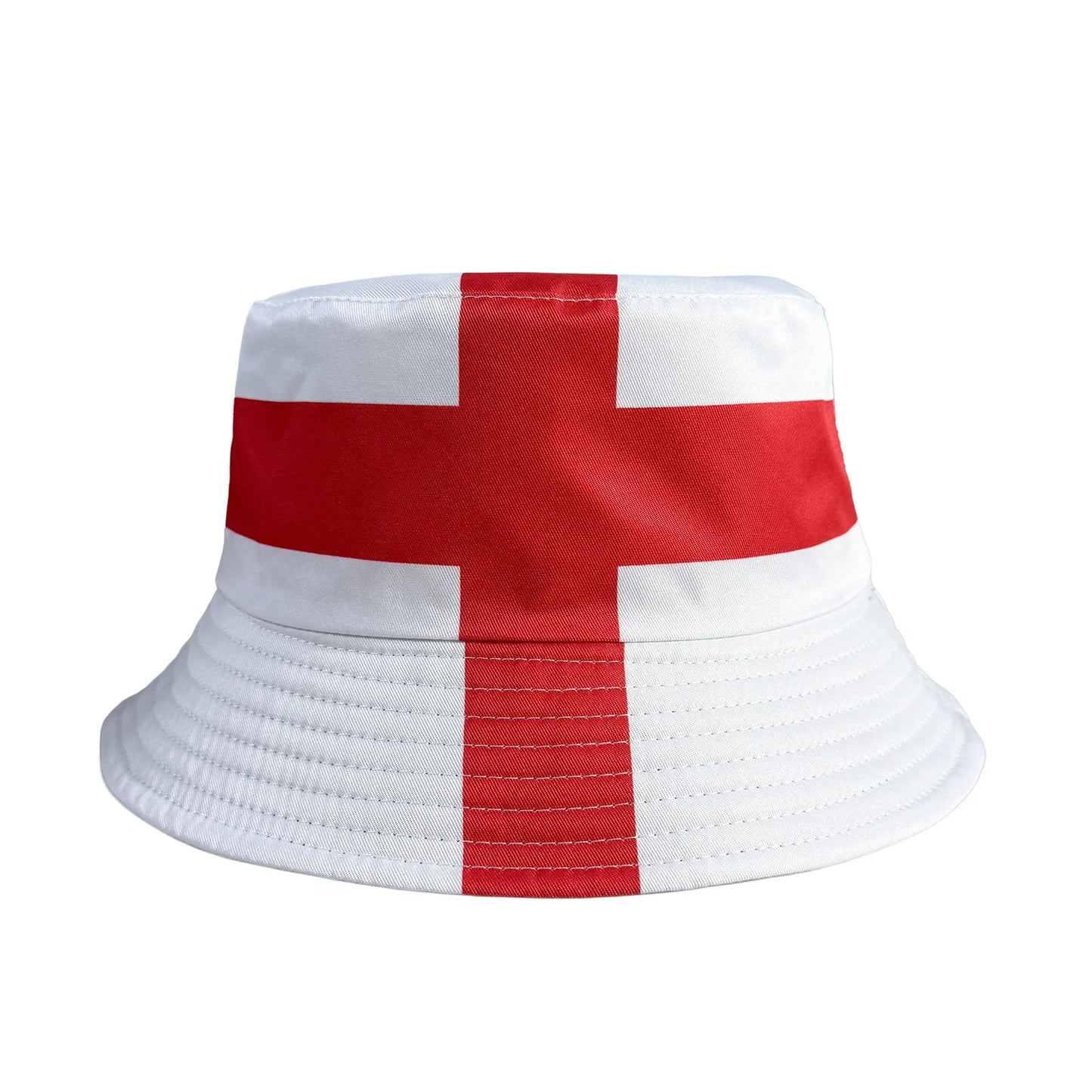 Reversible National Flag Print Bucket Hat - قبعة باكيت قابلة للعكس بتصميم أعلام الدول