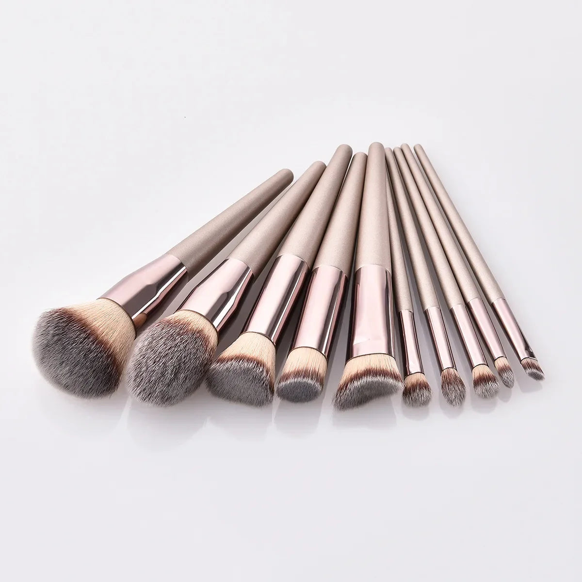 Champagne Makeup Brushes for Foundation Powder Blush Eyeshadow Concealer Lip Eye Make Up Brush Cosmetics Beauty Tools Косметика