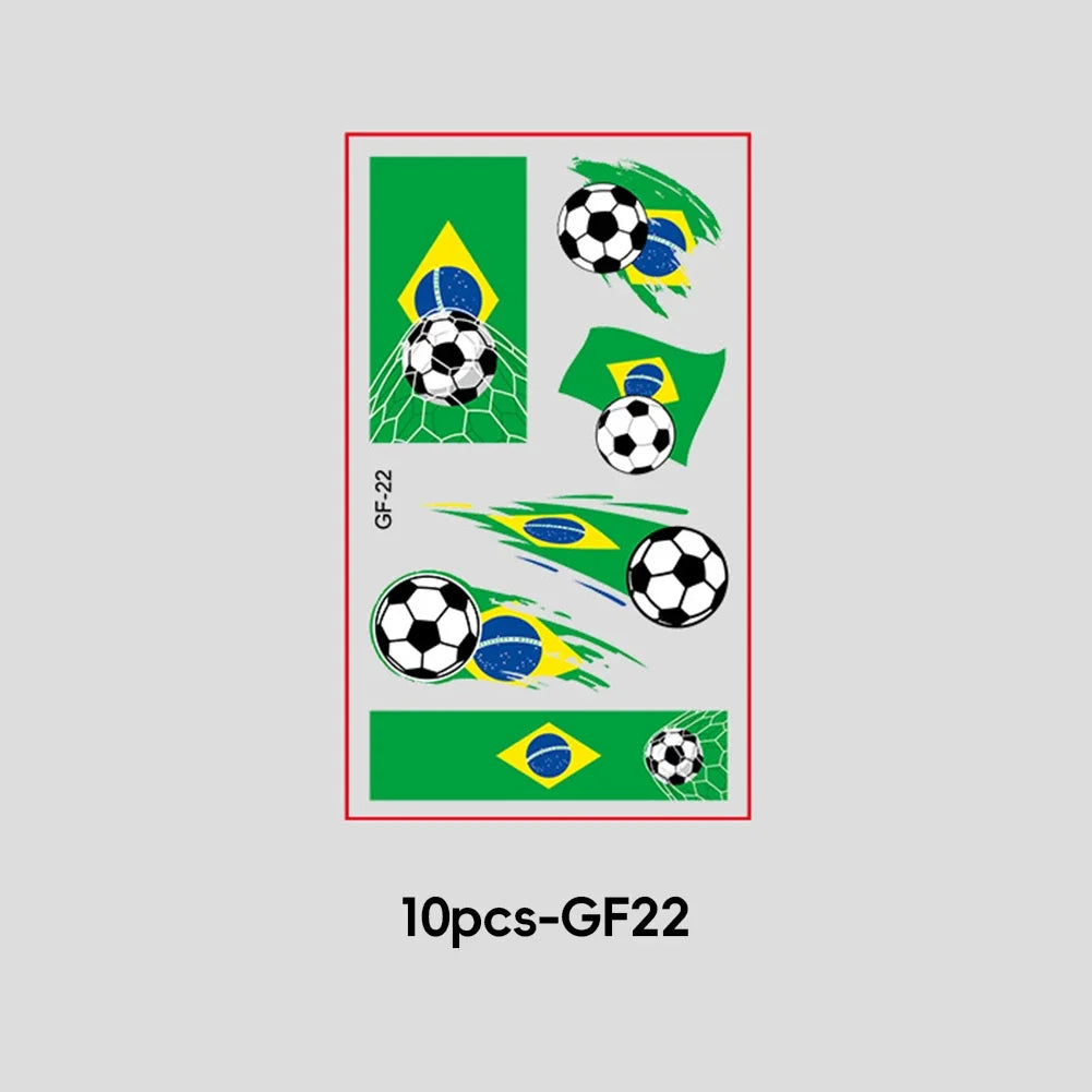 2026 Football Fan National Flag Face Stickers - ملصقات وجه بأعلام الدول لمشجعي كرة القدم 2026