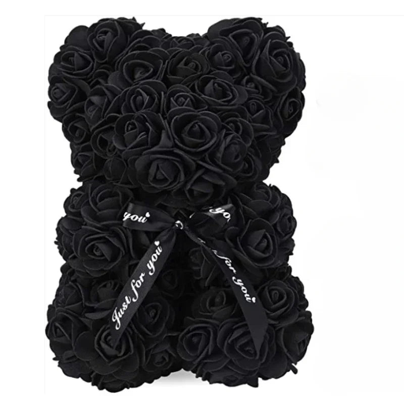 Eternal Rose Teddy Bear – Gift & Decor