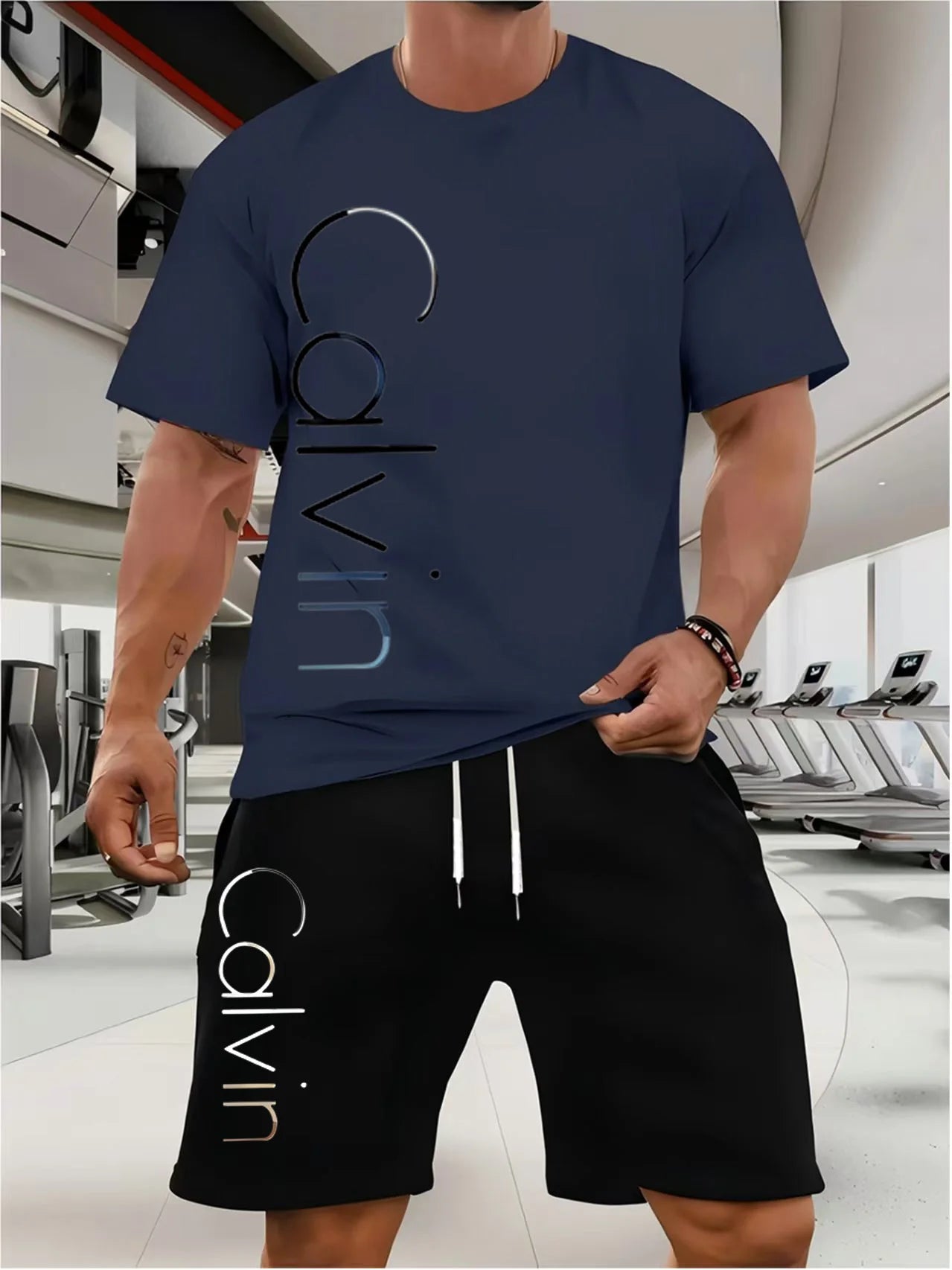 The new high-end men's 2025 suit features a casual color combination and a novel summer outfit