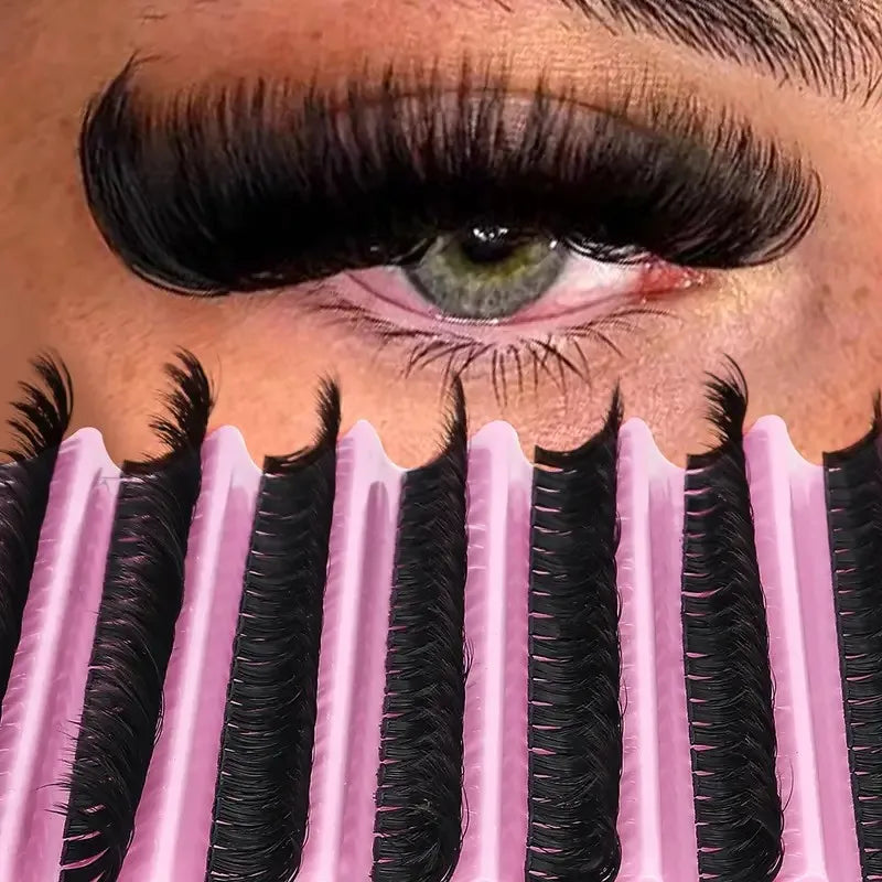 DIY Cluster Lashes – 200PCS Natural Wispy Eyelashes