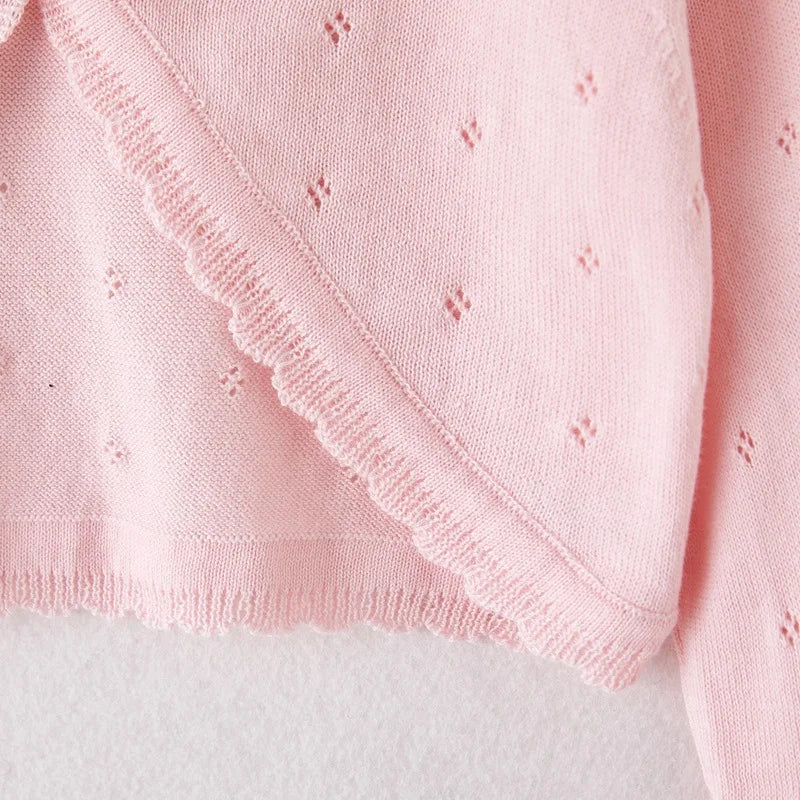Baby Girl Shawl Jacket Summer Infant Cardigan Outerwear Baby Clothes