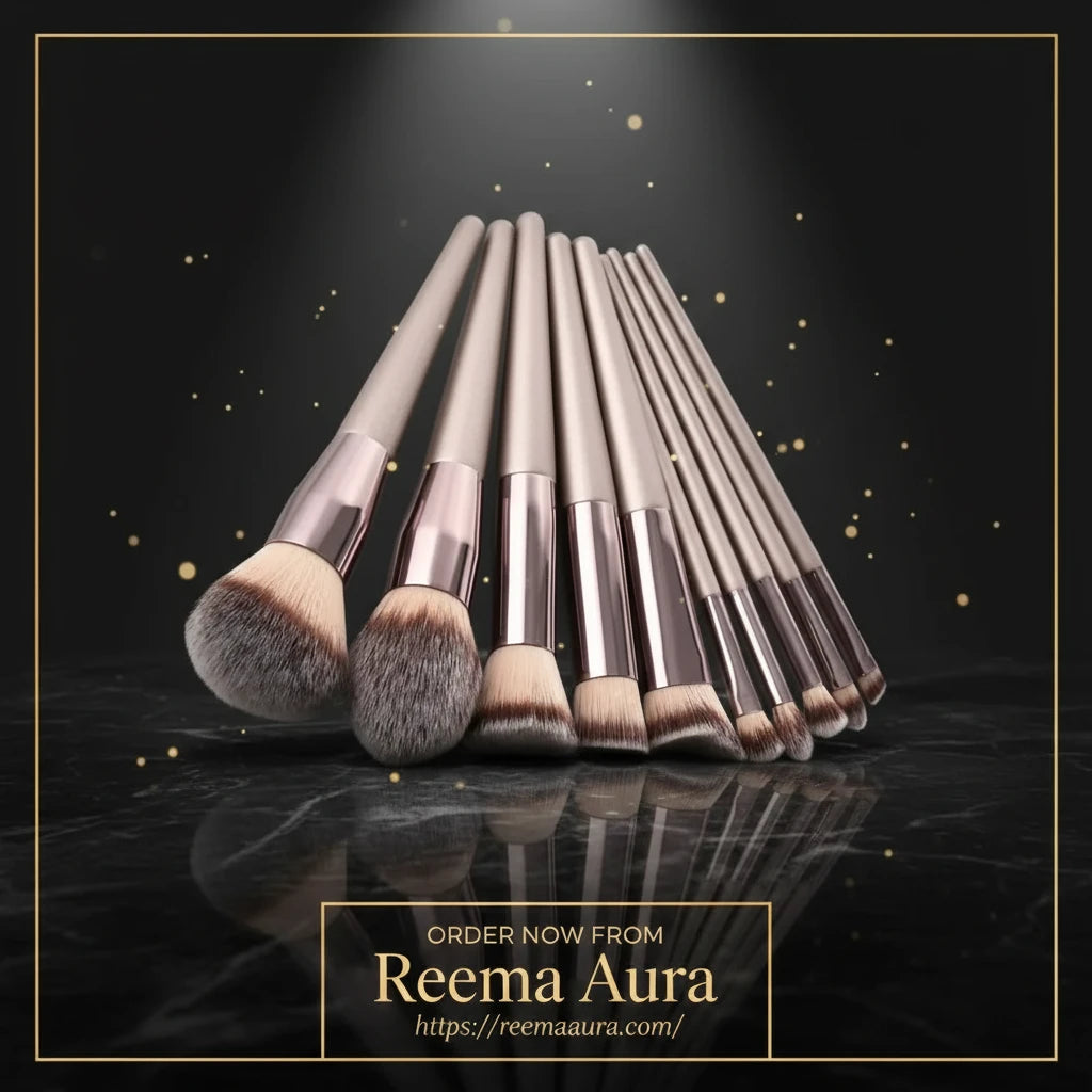 Champagne Makeup Brushes for Foundation Powder Blush Eyeshadow Concealer Lip Eye Make Up Brush Cosmetics Beauty Tools Косметика
