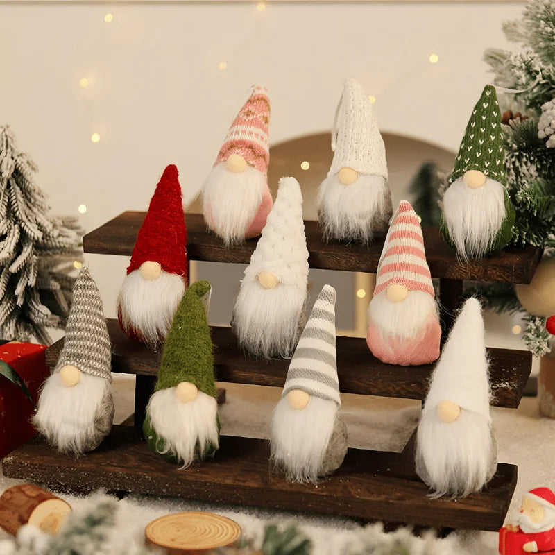 3pcs Festive Christmas Gnome Table Centerpieces - Perfect for Holiday Parties and Home Decor, Gnome Christmas Decorations