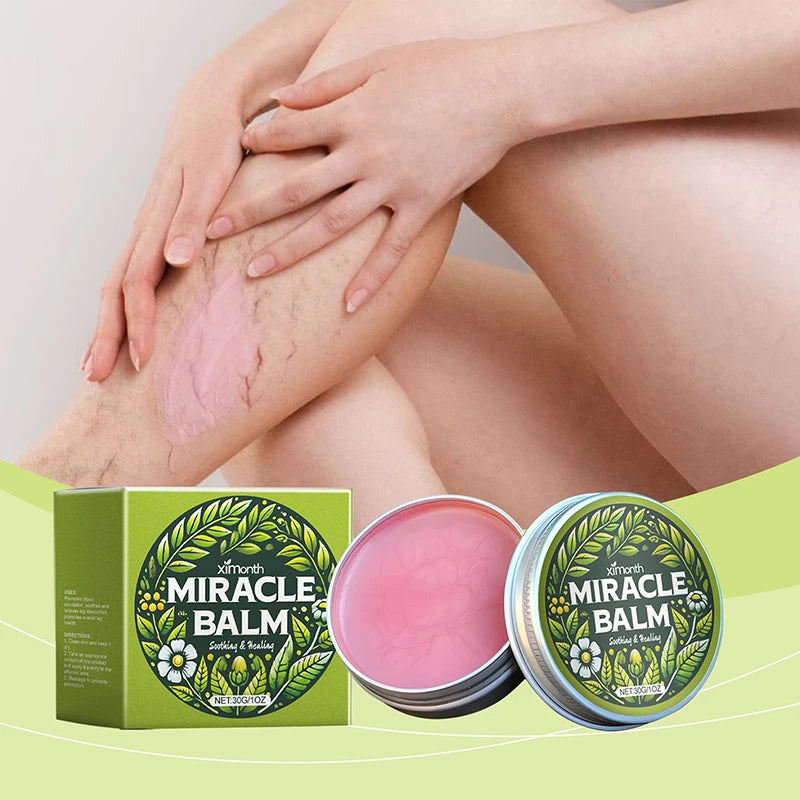 Miracle Balm 30g Natural Herbal Soothing Massage Cream Vitamin E Repairing Hydrating Legs And Feet Daily Body Care Cream