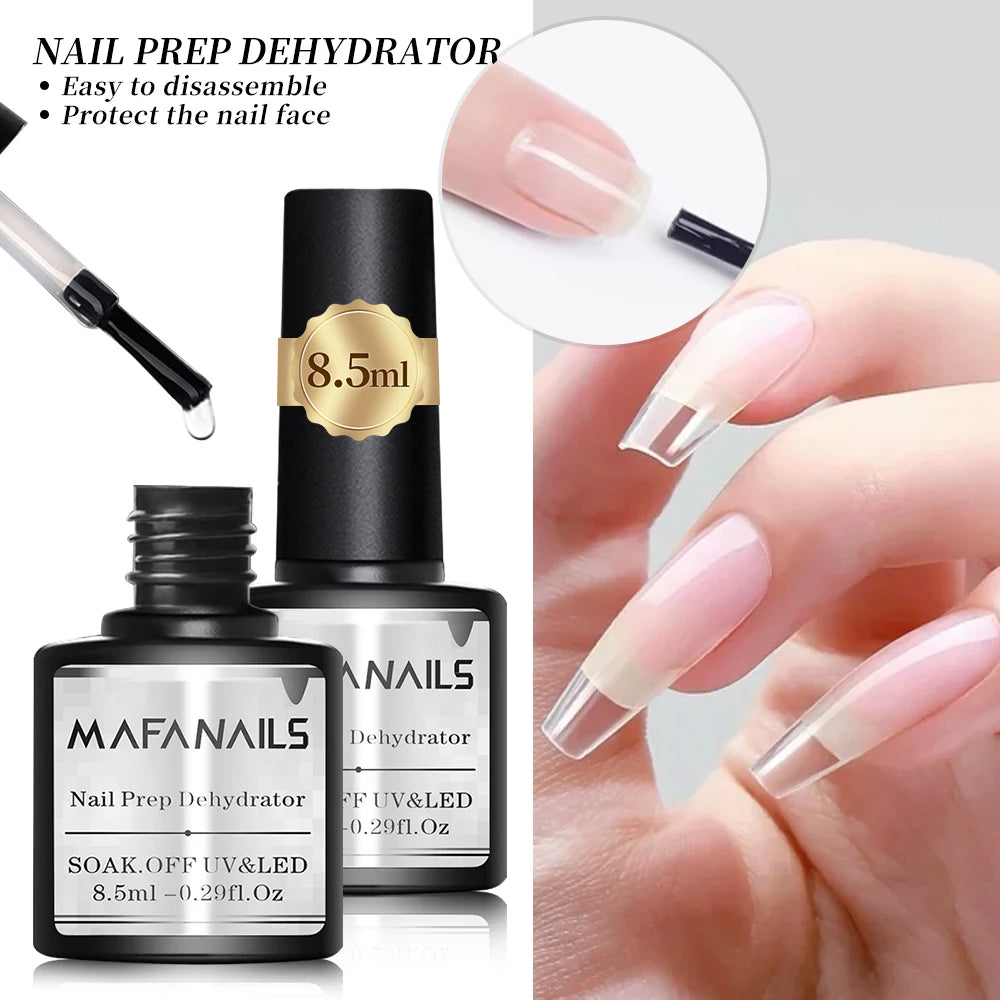 Nail Prep Dehydrator Acid free Nail Primer Gel Nail Varnish Polish Soak Off Base Top Coat Nail Art Function Gel Matte Top Coat