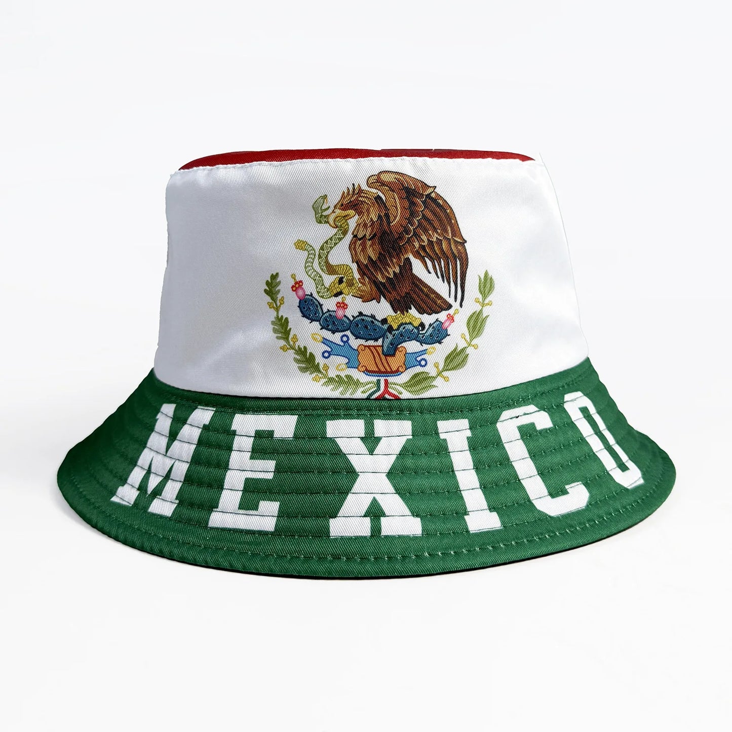 Reversible National Flag Print Bucket Hat - قبعة باكيت قابلة للعكس بتصميم أعلام الدول