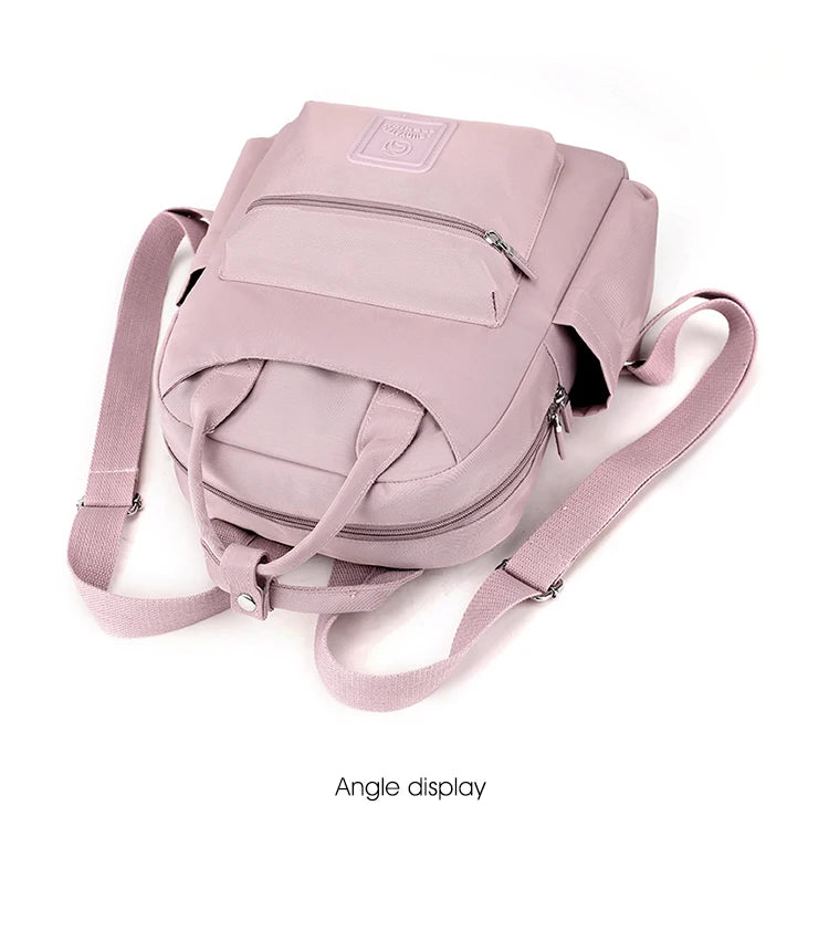 New Women's Fashion Backpack High Quality Large Capacity Women's Shoulder Bag Waterproof Multi Functional Handbag For Women