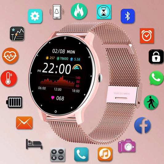 LIGE Waterproof Smart Watch for Women & Men – Bluetooth Call & Fitness Tracker