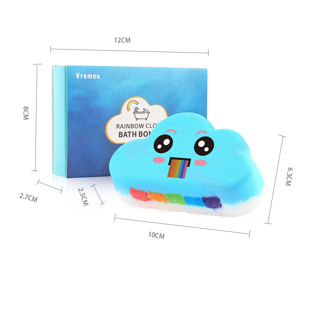 Rainbow Bath Bombs Gift Set for Kids