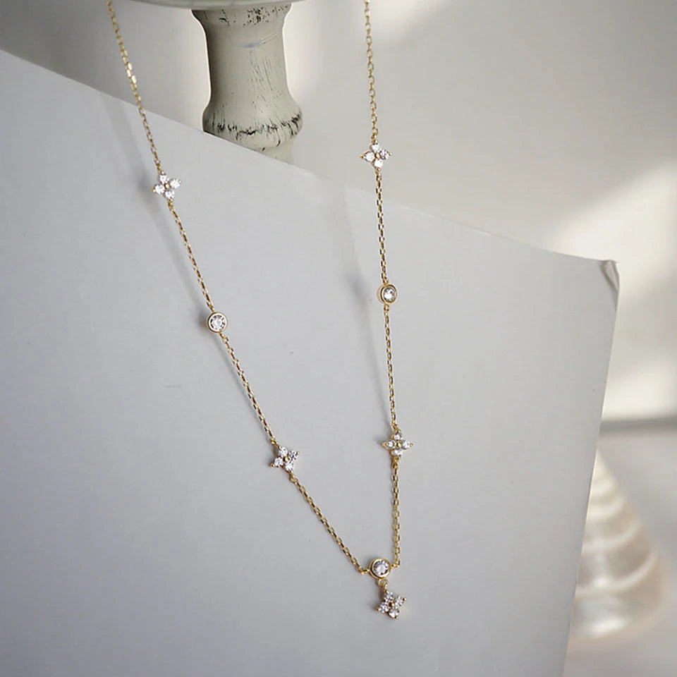 ZAKOL Stainless Steel Temperament Pearl Chain Choker Necklace for Women Waterproof Collar Jewelry Bijoux Gift