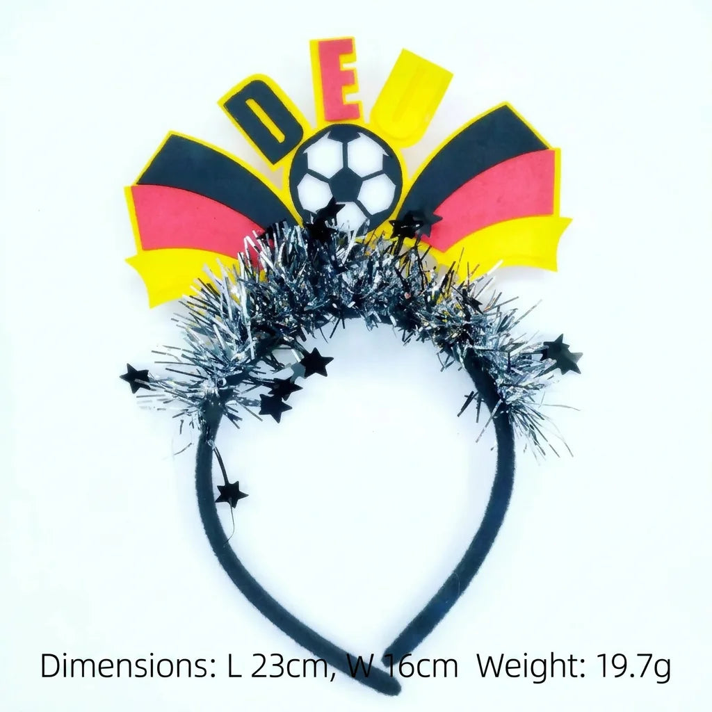 2026 Football Event National Team Flag Headband - طوق شعر مشجعي كرة القدم 2026 بتصميم أعلام المنتخبات