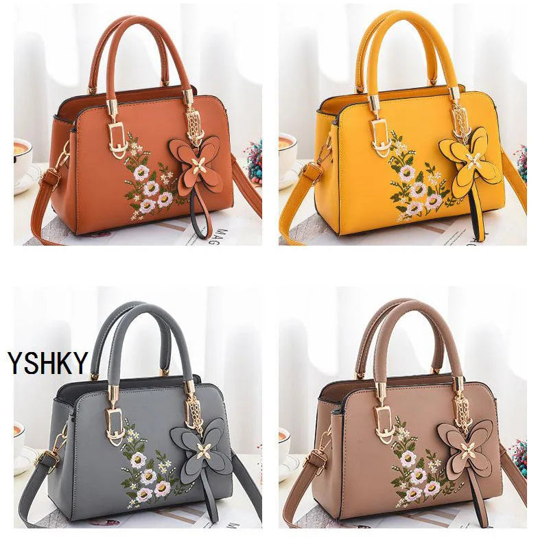 Women’s Large Capacity Shoulder & Crossbody Bag – Lychee Pattern PU Leather Bucket Style | حقيبة كتف وكروس نسائية كبيرة السعة – تصميم دلو من جلد صناعي بنقشة الليتشي