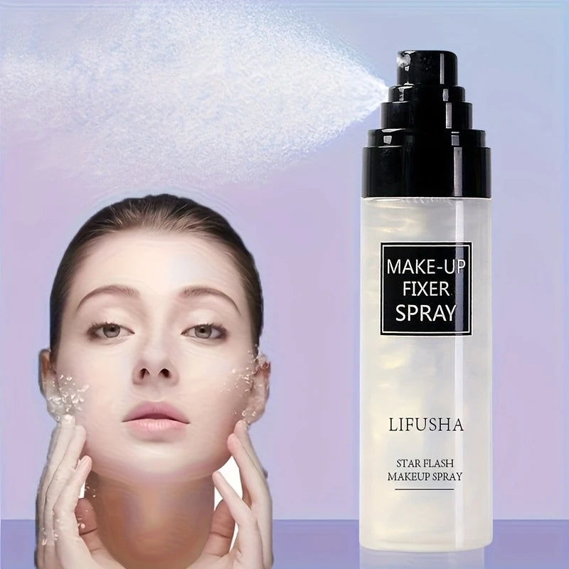 Makeup Setting Spray,Oil Control Lightweight Quicksand Setting Spray 100ml,Moisturizing Long Lasting For 16h Toner Set Makeup