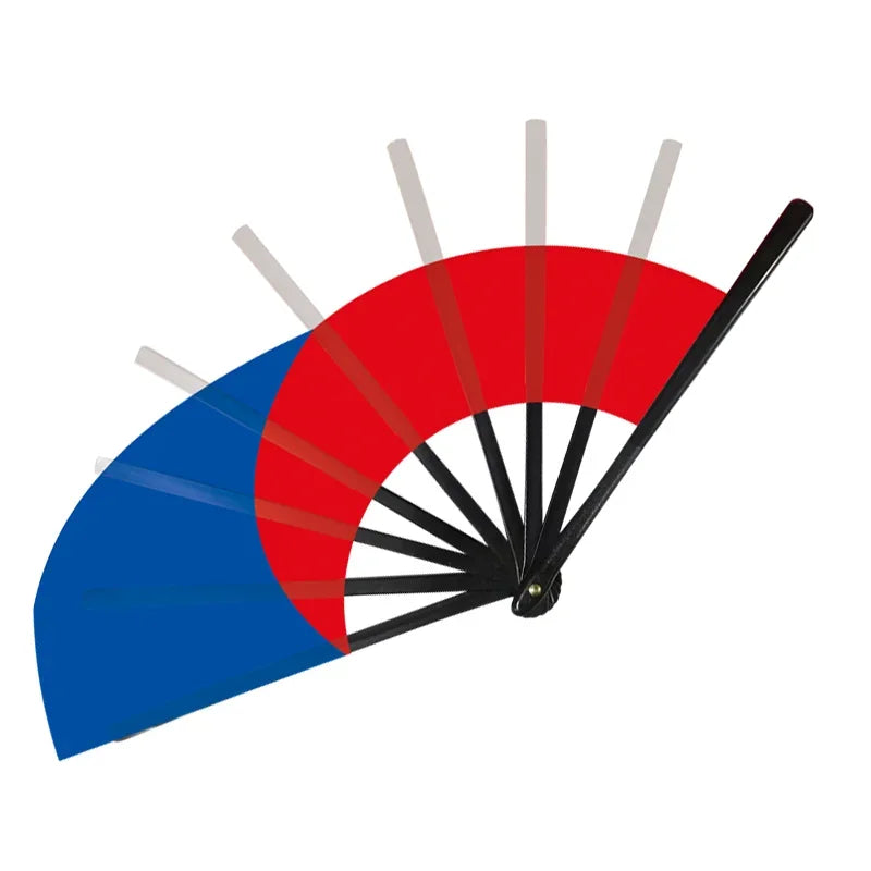 32 Country Flag Folding Hand Fan - مروحة يدوية قابلة للطي بأعلام 32 دولة
