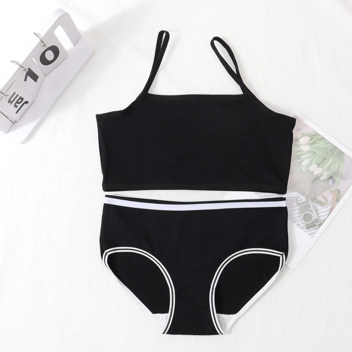 Girls Cotton Development Vest & Underwear Set – Soft &Breathable