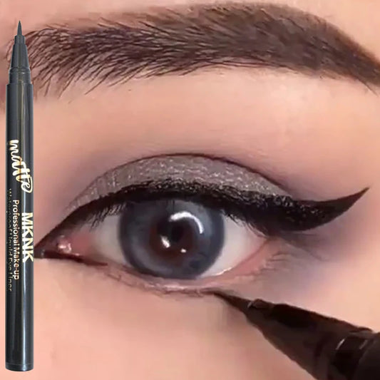 Black Fine Long Lasting Liquid Eyeliner Pen Waterproof Quick-dry Eyeliner Pencil Makeup Smooth Matte Eye Liner Pen No Fading